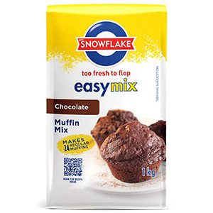 SNOWFLAKE EASYMIX CUP CAKE CHOC 1KG